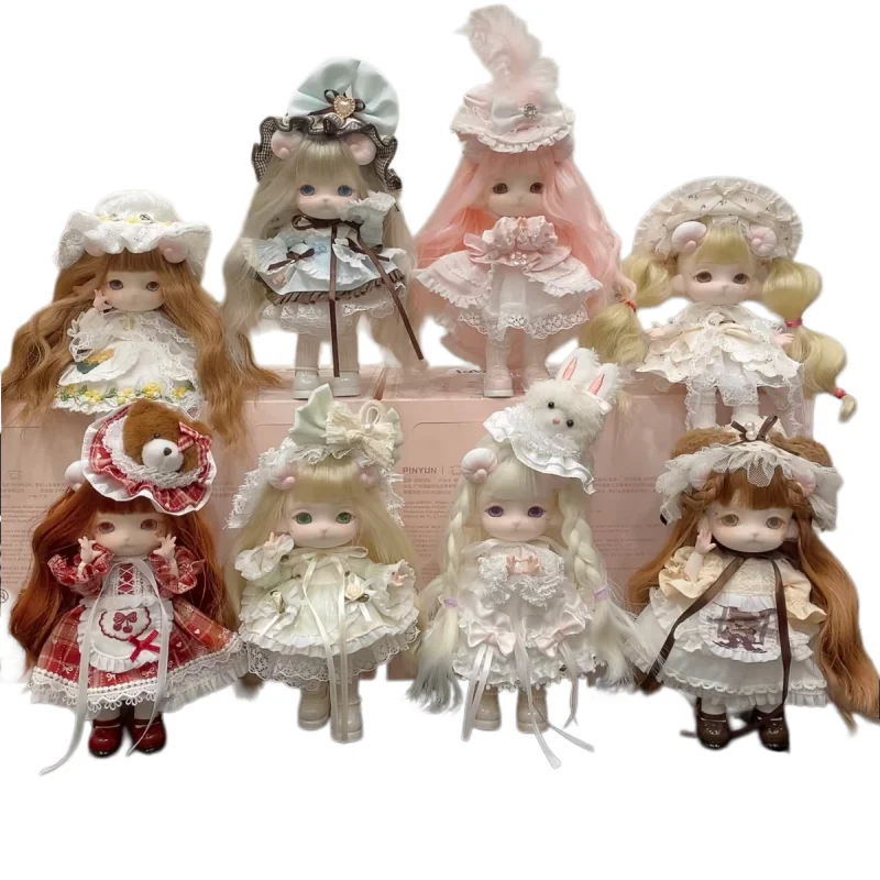 Genuine MiMiA Journal Dreamy Princess House MJD Blind Box Doll Multi‑joint Detachable Action Figure Trendy Toy Collectible Gift