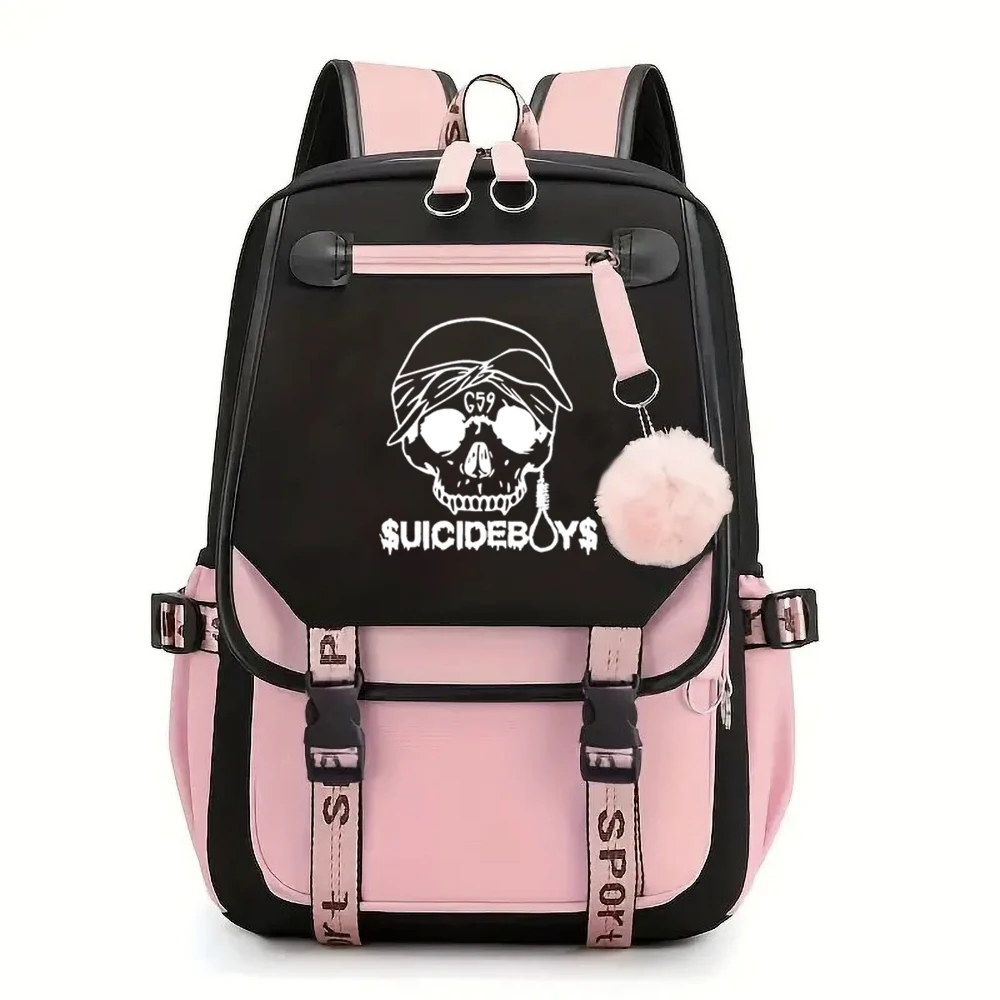 Suicideboys G59 Print Backpacks for Men Girls School Bag for Teenager Laptop Backpack Gift for Suicideboys Fan