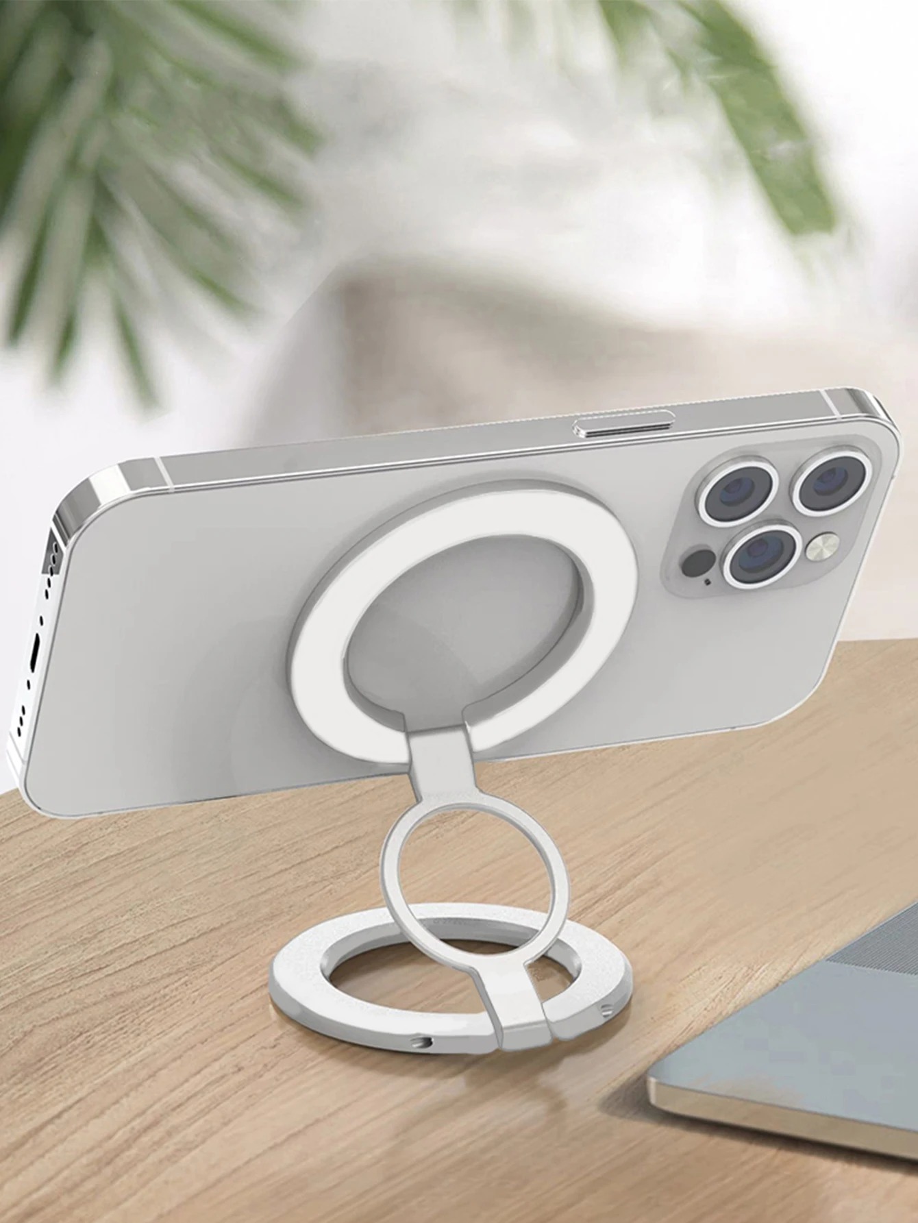Für Tablet Magnetischer 3-Teiliger Doppelseitiger Ständer Magnetischer Saugring Handyhalter Starke Adsorption iPad-Halter Doppelseitig – Detail 5