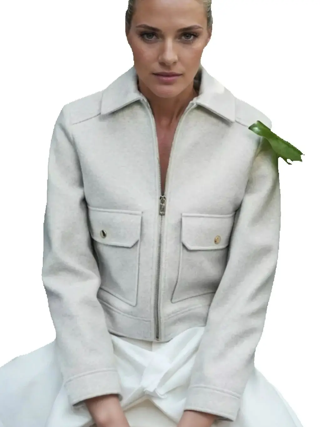 

Женская куртка на молнии, новая зимняя верхняя одежда с длинными рукавами и карманами, пальто, короткая уличная элегантная женская куртка