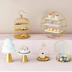 Decorative Dessert Table Display Creative European Style Buffet Tea Break Cake Dim Sum Tray