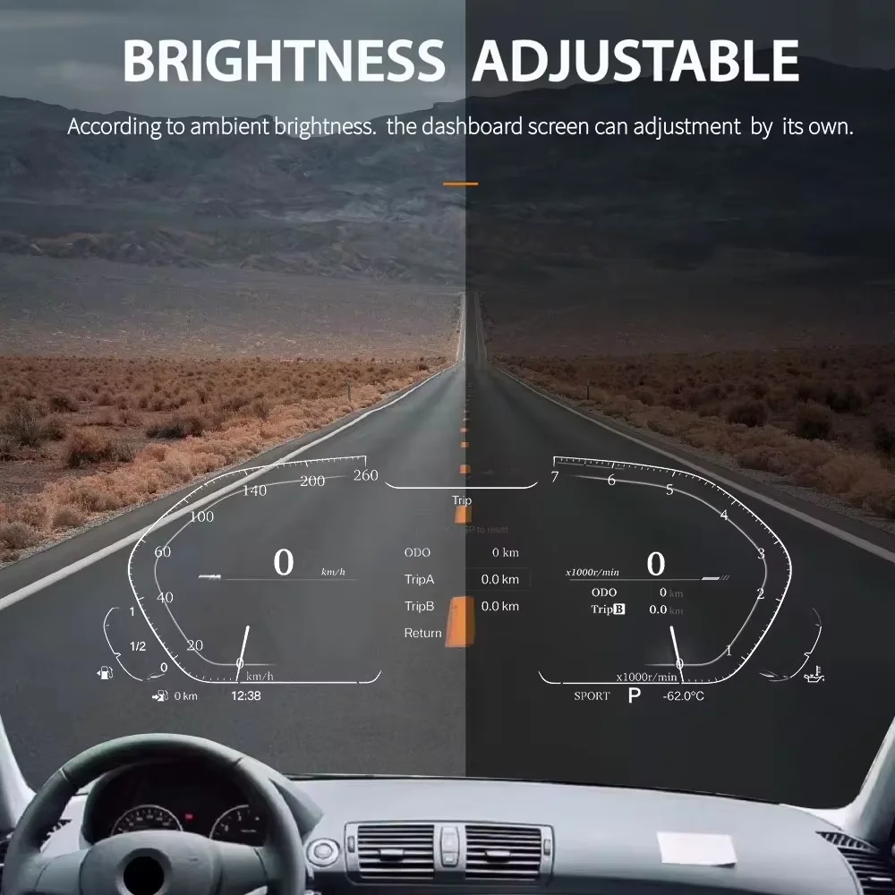 

For BMW 1/5 Series E60 E61 E87 E88 X1 E84 Z4-E89 2003-2016 Car Digital Cluster Instrument Dashboard Cockpit Speedometer