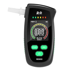 1 PC Alcohol Tester High Sensitivity Quick Investigation of Drunk Driving Convenient Alcohol Detector Blowing Type