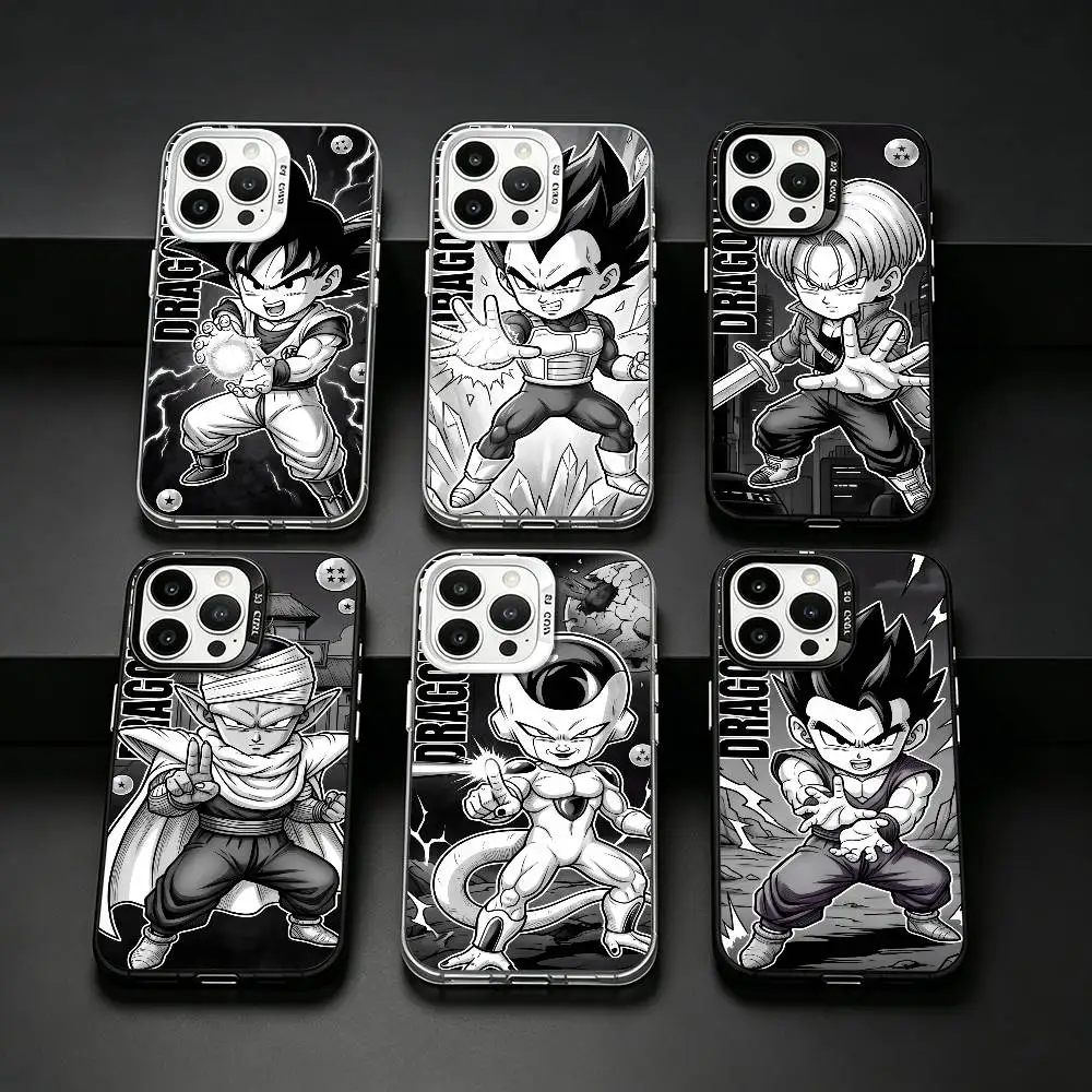 Funda Protectora con Diseño de Goku de Dragon Ball Z para iPhone 17 16 15 14 13 12 11 Pro Max Plus Mini