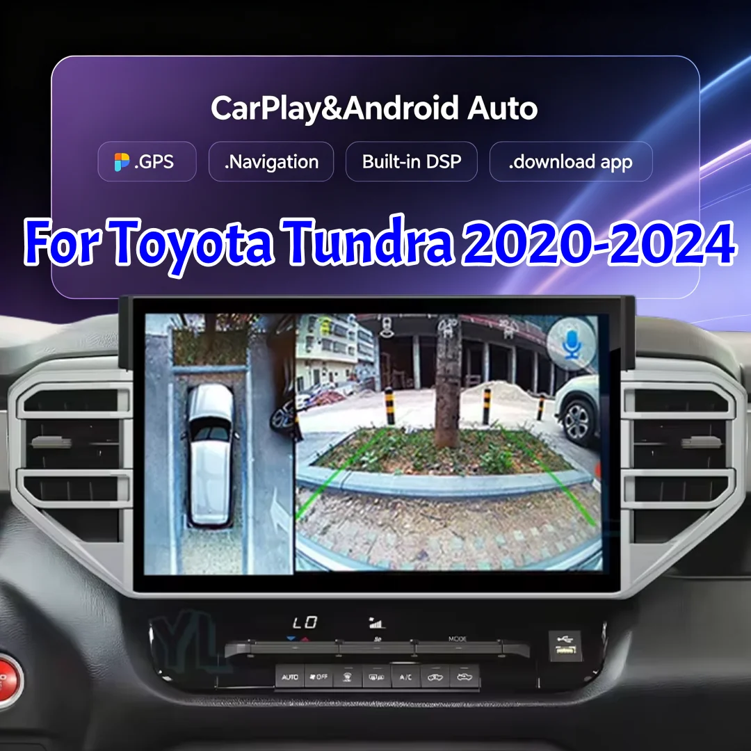 

14,6-дюймовый автомобильный радиоприемник Android 13 с QLED-экраном, GPS-навигацией, мультимедийным видеоплеером и поддержкой CarPlay