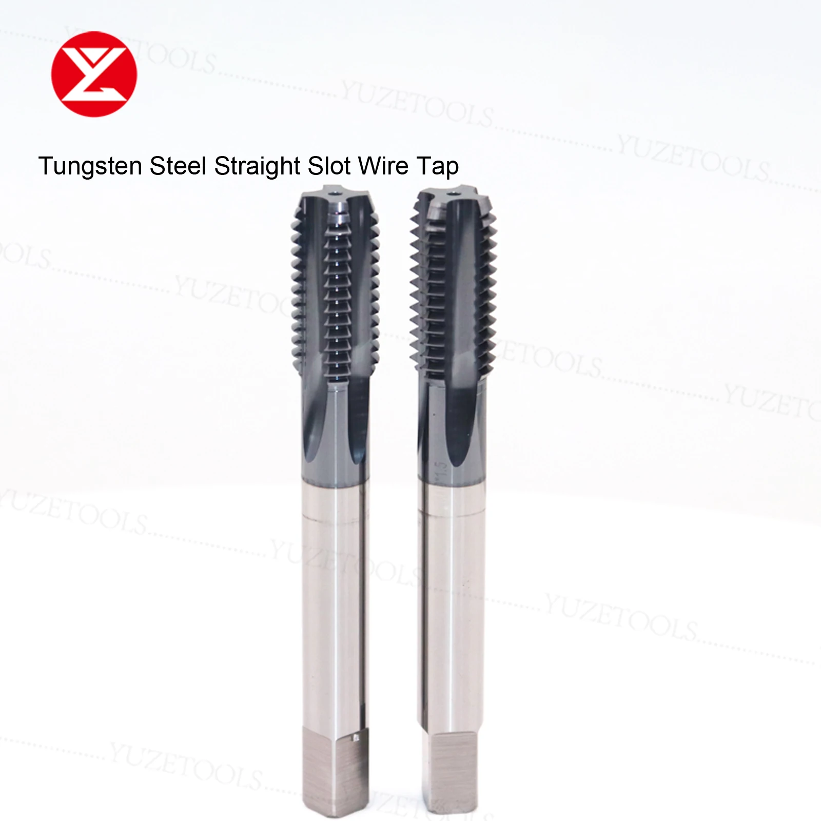 CNC Machine-use Solid Carbide Tungsten Wire Tap Straight Groove Tap M2.5 M3 M4 M5 M6 M8 M10 M12 Balzers Coating Thread Tools