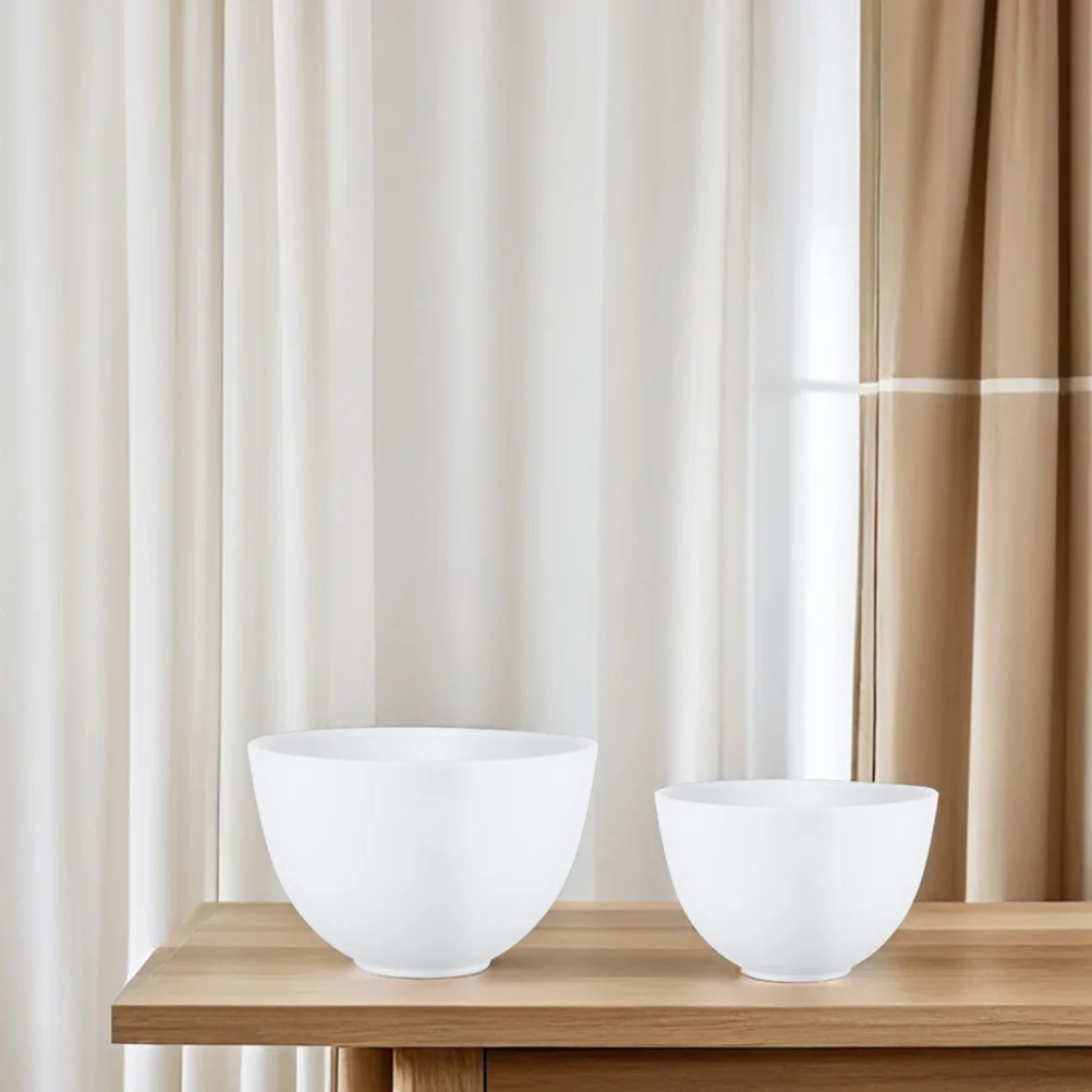 

5Pcs Silicone Bowl Facial Mask Mixing Set Home DIY Skincare Tool Compact Shatterproof Non-Slip Easy Clean Beauty Spa Kitchen Use