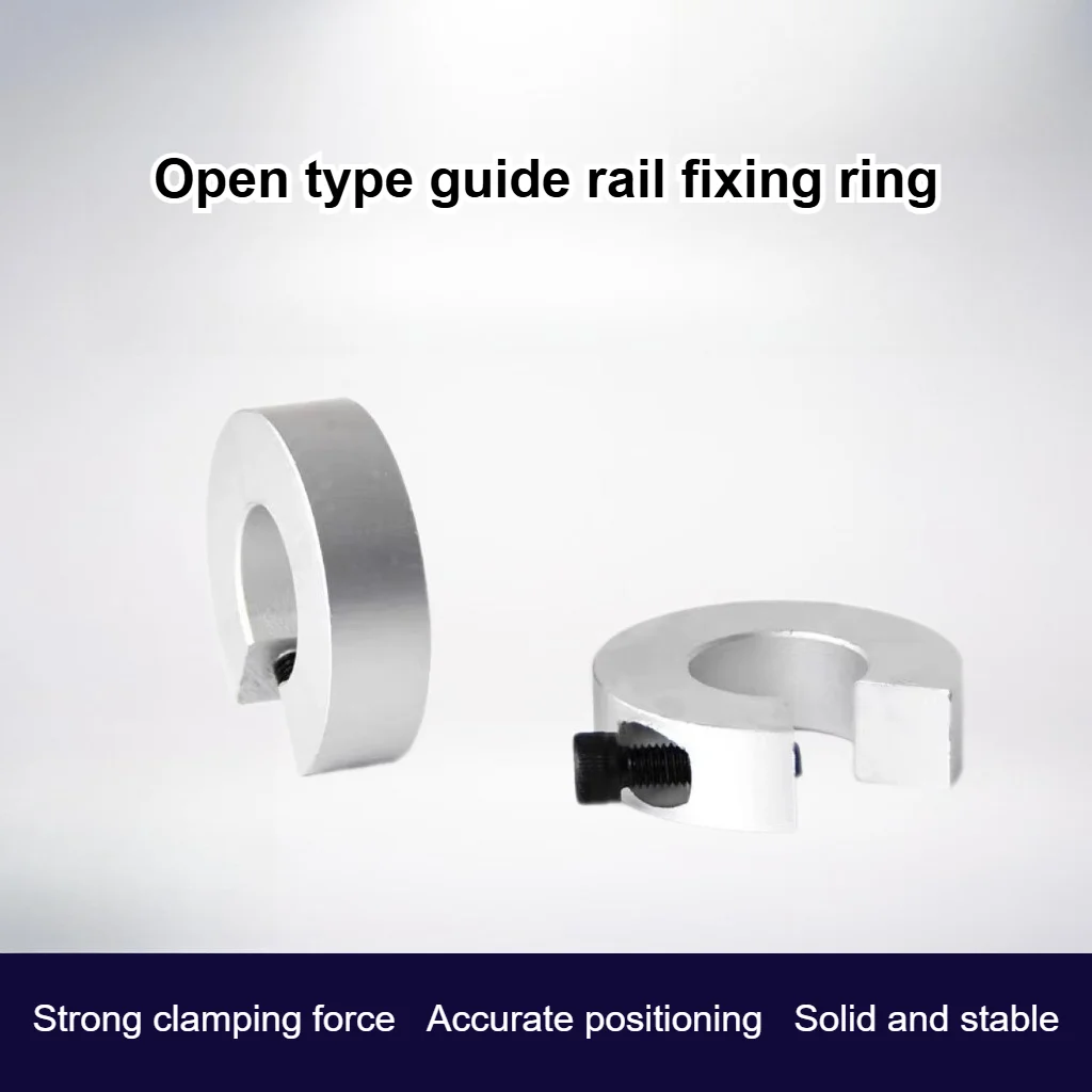 4pcs SBR12 SBR16 Linear Rail Stop Collars Aluminum Alloy Shaft Limit Fixing Rings CNC Parts Tool Linear Rail Shaft Stop Collars
