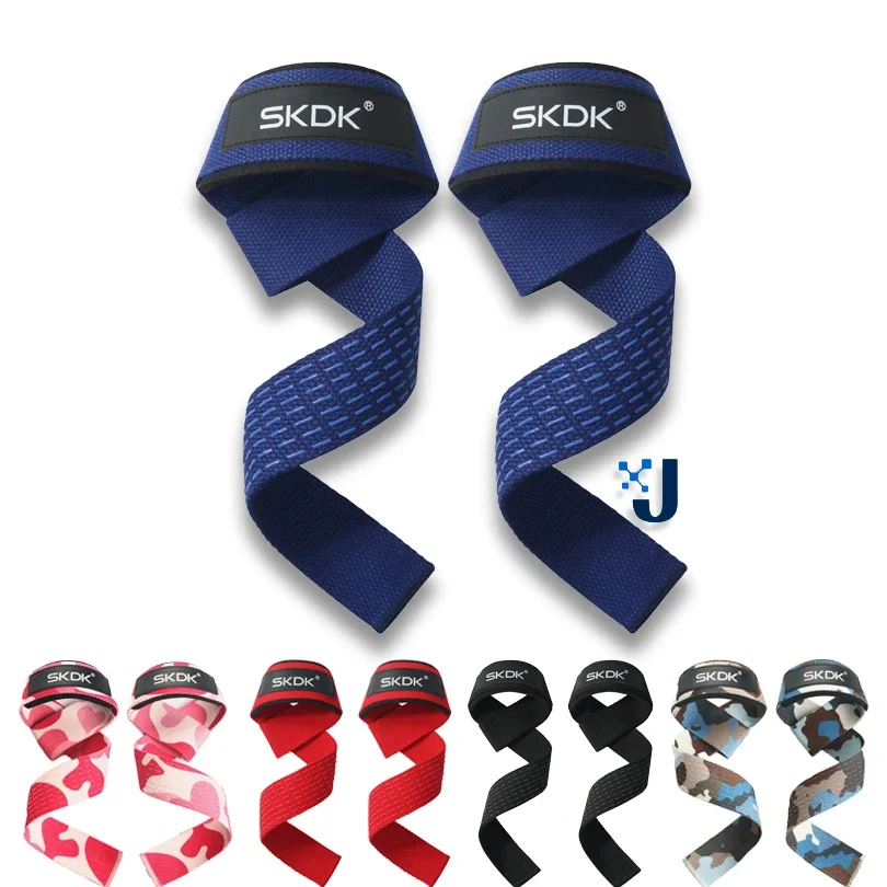Weightlifting Straps 1 Pair Lifting Silicone Strength Wrist Anti-Slip Training Strap Deadlifts Crossfit Hand Grips Wrist Support