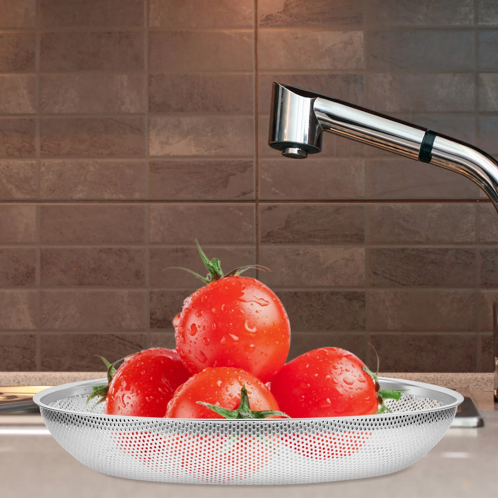 

Сливная корзина из нержавеющей стали, сито для риса, миска с мелкой сеткой, фильтр для овощей, кухонный контейнер для хранения