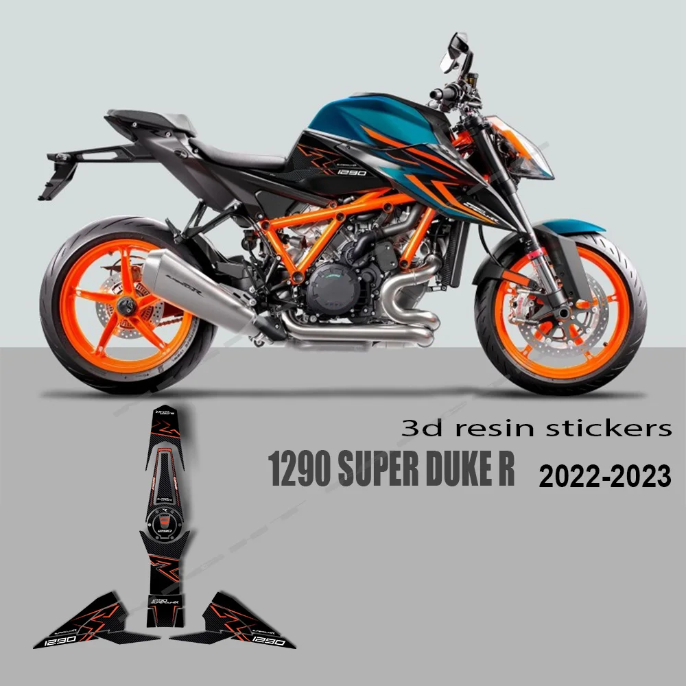 For 1290 R Super Duke 2022 Motorcycle Tank Pad Fairing Protection Kit 3D Sticker Kit 1290 Super Duke R 2023