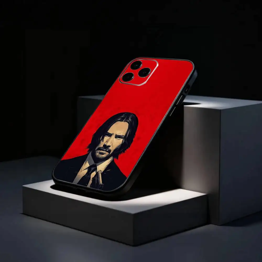 الأفلام الكلاسيكية جون ويك جراب هاتف سيليكون لينة آيفون 17 16 15 14 13 12 11 X XR Plus Pro Max Plus #4