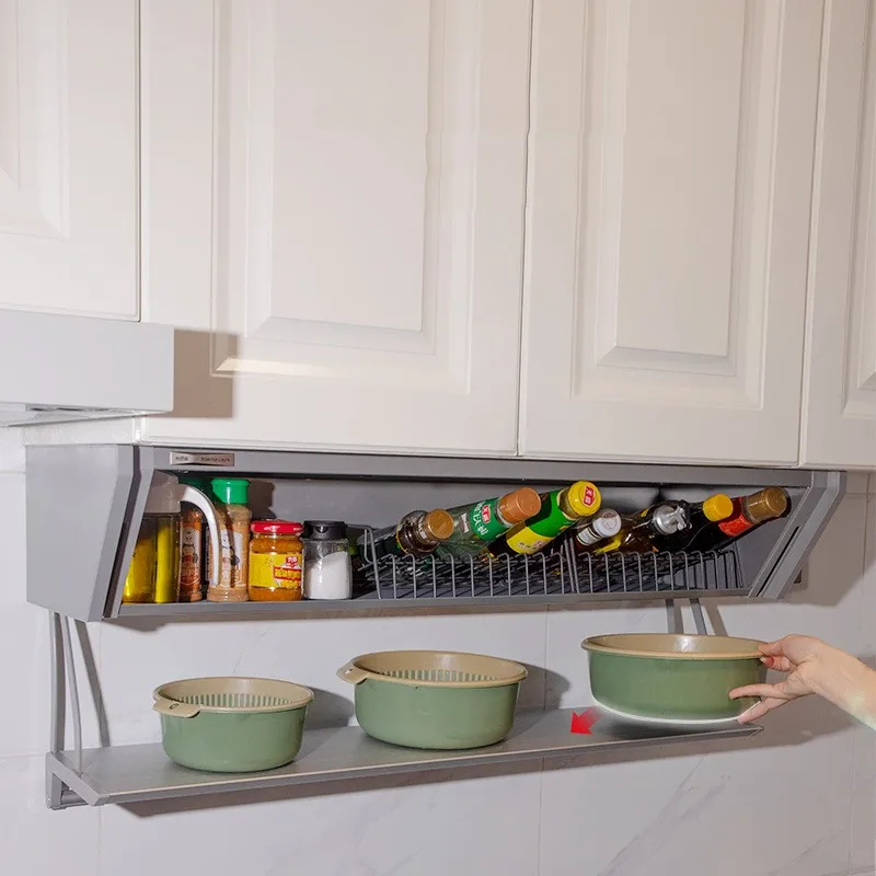 خزانة المطبخ العلوية، خزانة أثاث قابلة للطي، خزانة تخزين قابلة للطي للمصعد