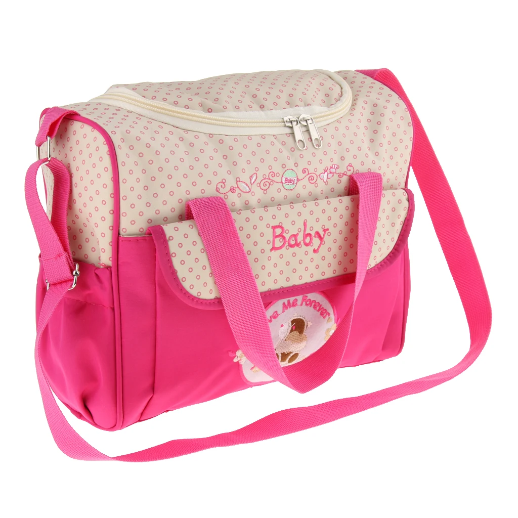 Luxury Designer Baby Bag Versatile Mummy Shoulder Handbag with Bottle Holder for Maternity Room Essentials