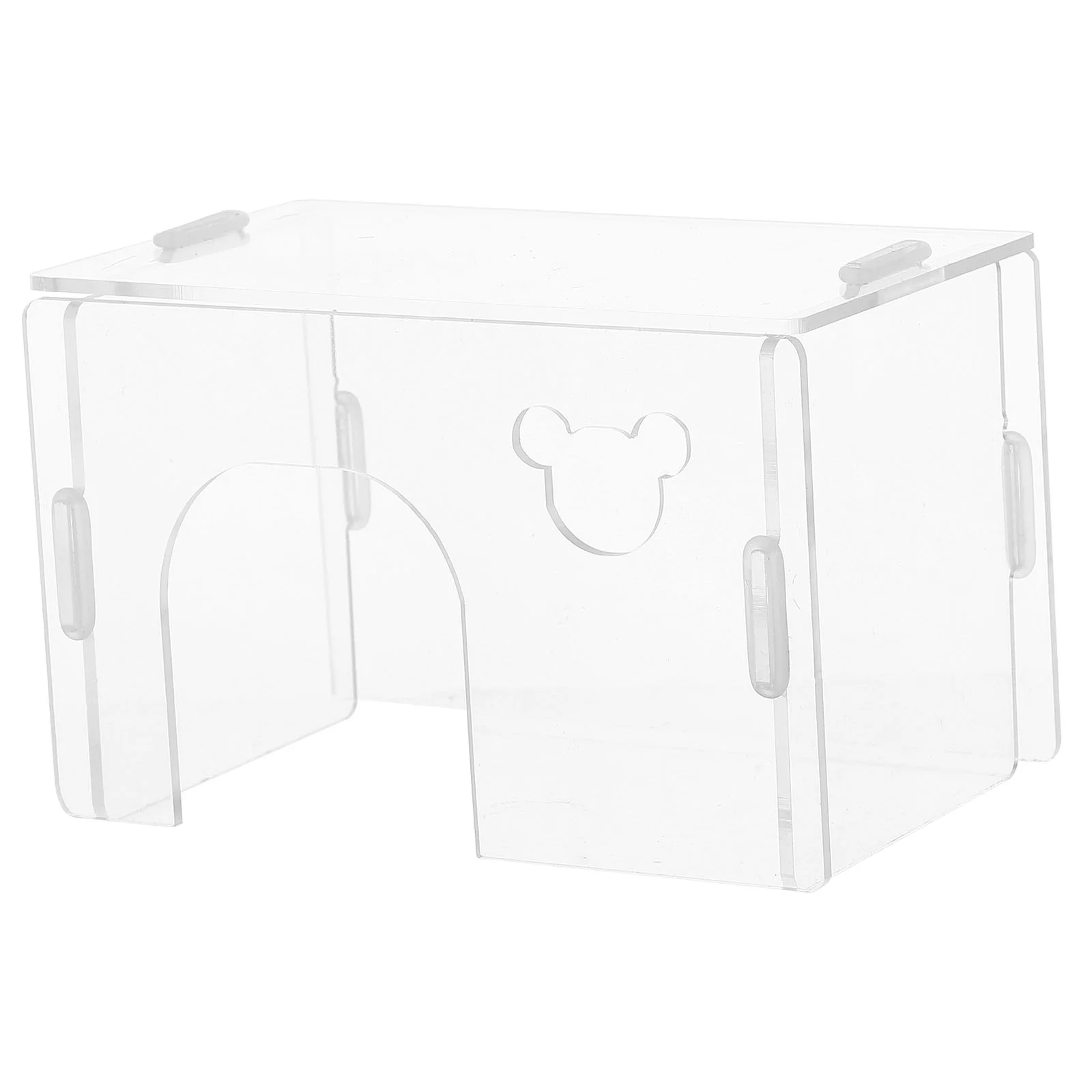 

Acrylic Hamster Hideout For Small Animals Decorative House For Hamsters Cute Hideaway For Cage Adorable Rat House Hamster Acryli