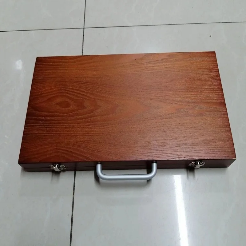 Oil Painting Palette Oil Painting Box Wooden Portable Storage Box  Walnut color