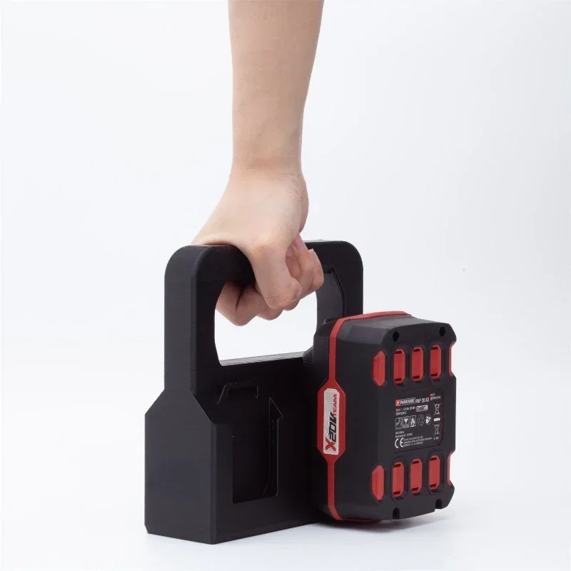 Portable Battery Basket Carrier Caddy Holder Cremalheira de Armazenamento Suporte para Milwaukee Bateria 18v 4-seat