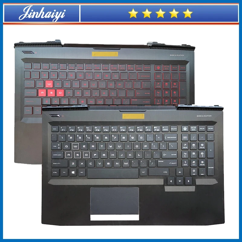 For HP 15-CE TPN-Q194 upper cover palm rest case backlight keyboard touchpad L20535-001