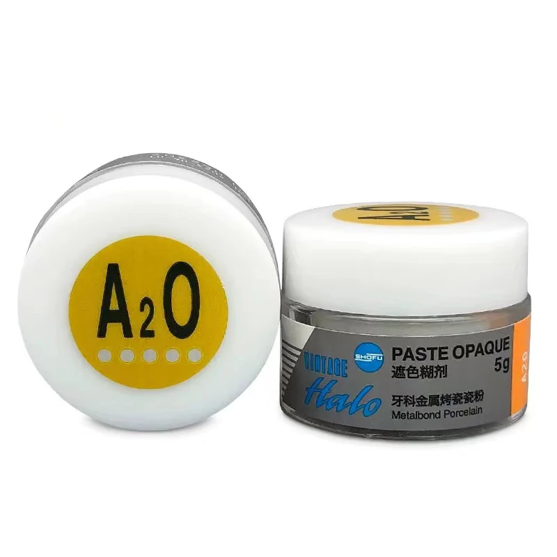 Shofu Vintage Halo Paste Opaque Metalbond Porcelain Paste A1O A2O A30 5g Dental Lab Materials