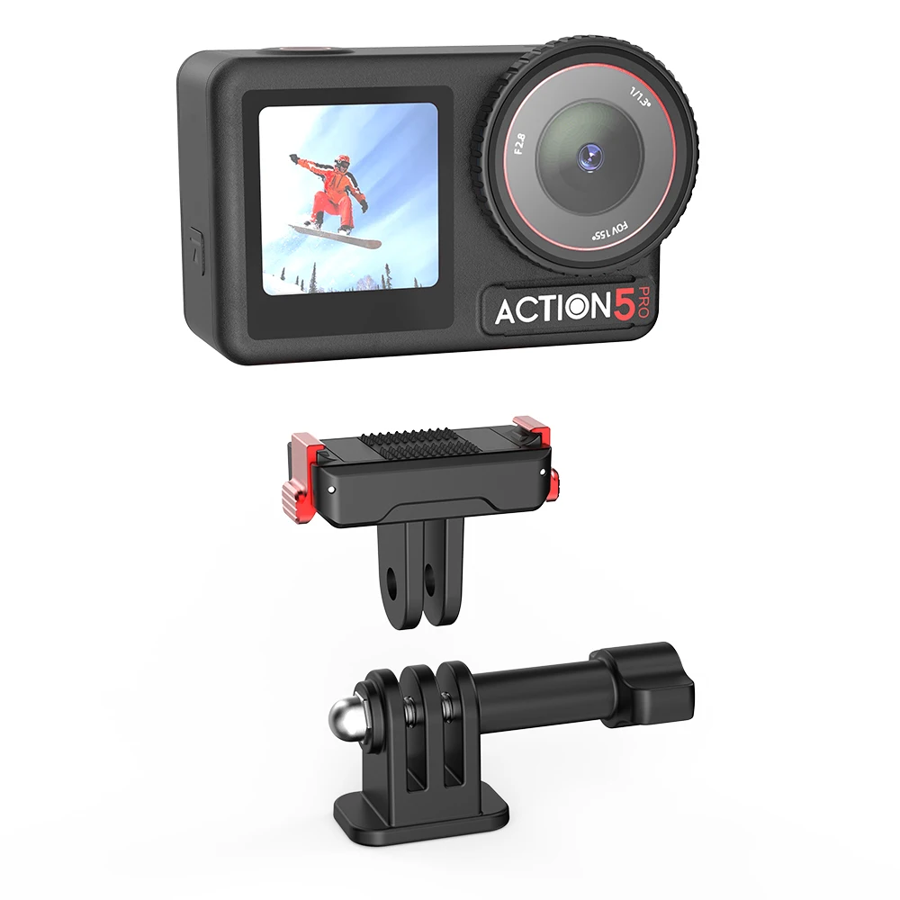 

for DJI Action 5 Pro/4/3 Magnetic Quick Release Base Camera Mount Magnetic 2-Jaw Adapter