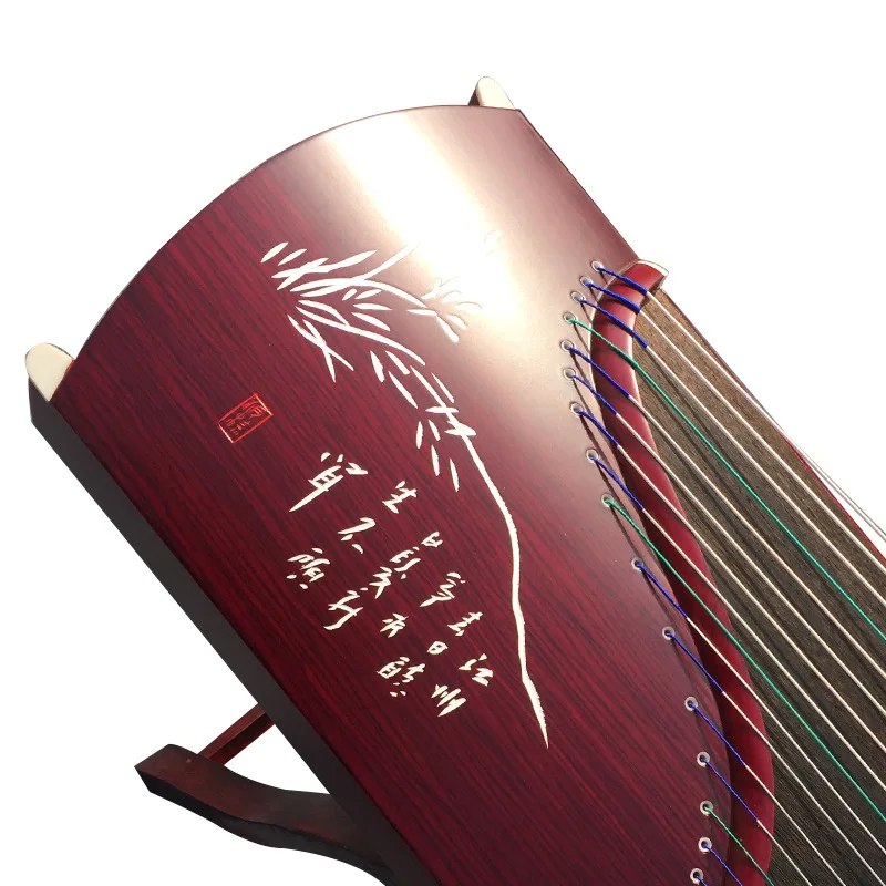 Hot-selling imitation mahogany lettering professional guzheng, teaching guzheng citara instrumento musical guqin