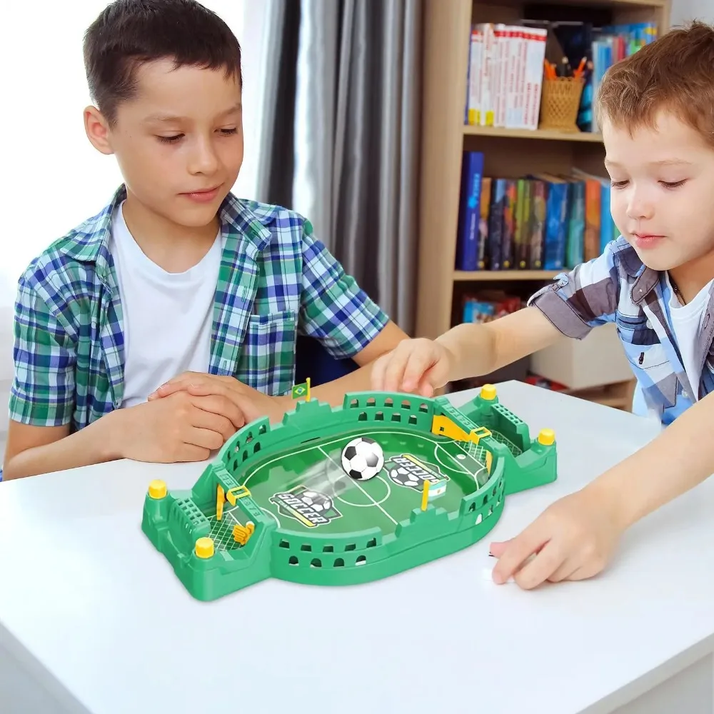 

Mini Foosball Games, Tabletop Football Soccer Pinball for Indoor Game Room Games, Foosball Desktop Sports Board Games Mini Adult