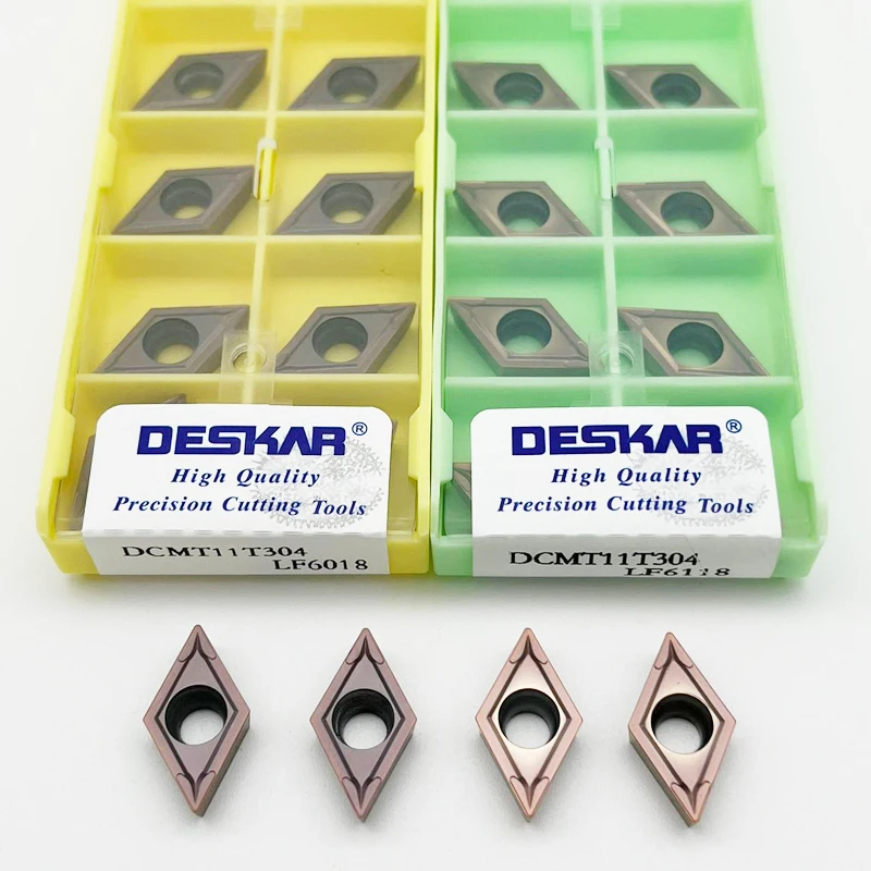 

DCMT070204 DCMT070208 DCMT11T304 DCMT11T308 MV LF6018 LF6118 Carbide Inserts DCMT Internal Turning Tools For Stainless Steel
