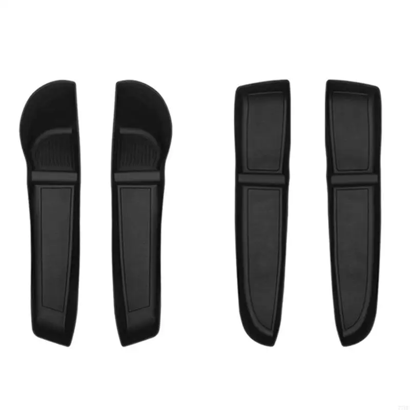 77HF 1.5L Capacity TPE Car Door Storage Compartment For Smartphones Wallets With Antislip Padding Noise Reduction Design