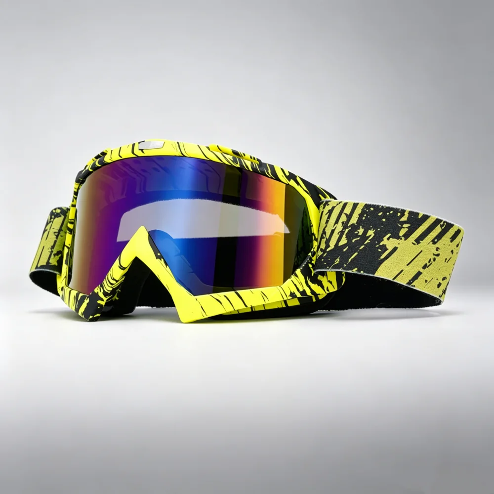 Motorcycle Cross Riding Protective Goggles, Anti‑UV Wind‑Resistant Motocross Dirt Bike Enduro Helmet Eyewear