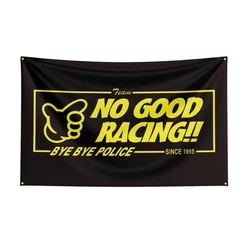 No Good Racings Racing Car Flag For Decor