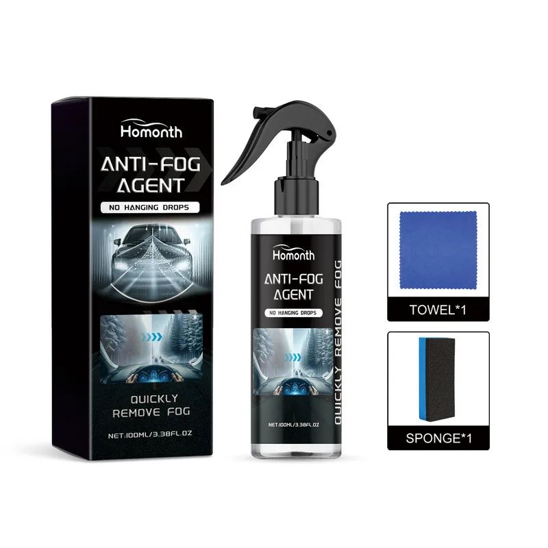 

Car Anti Fog Agent Auto Glass Cleaning Rainproof Anti Fog Cleaning Hydrophobic Multi Purpose Spray For Rearview Mirrors