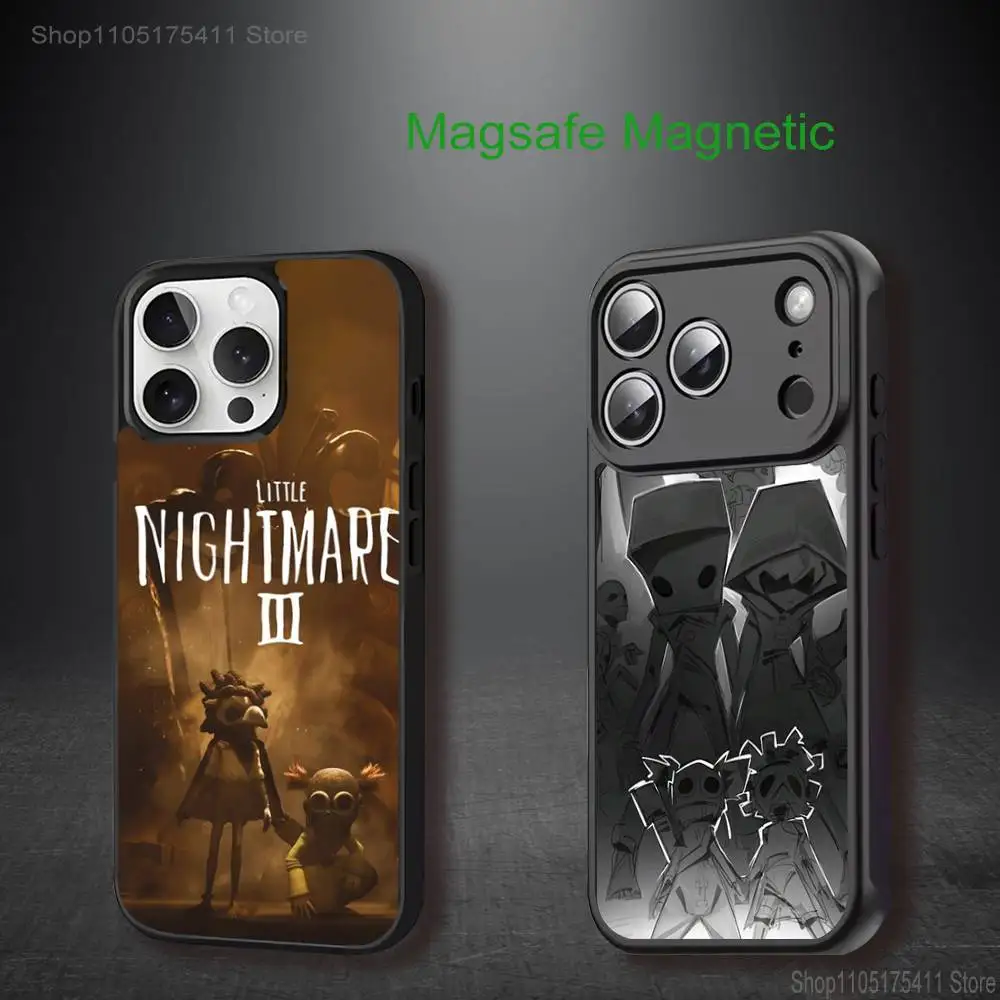 

L-Little Nightmares-S 3 Phone Case For iPhone 17,16,15,14,13,12,11,Pro,Max,Plus,Mini,SE4,E Magnetic Magsafe Wireless Charging