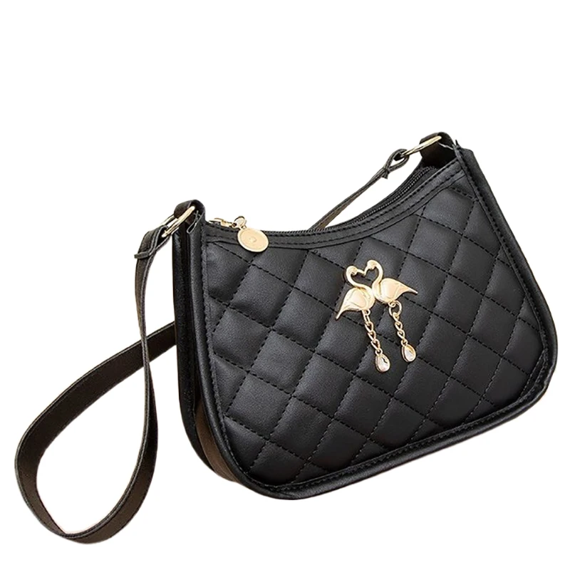 

Женская повседневная универсальная сумка из мягкой искусственной кожи под мышками — сумка в стиле ретро с модным дизайном