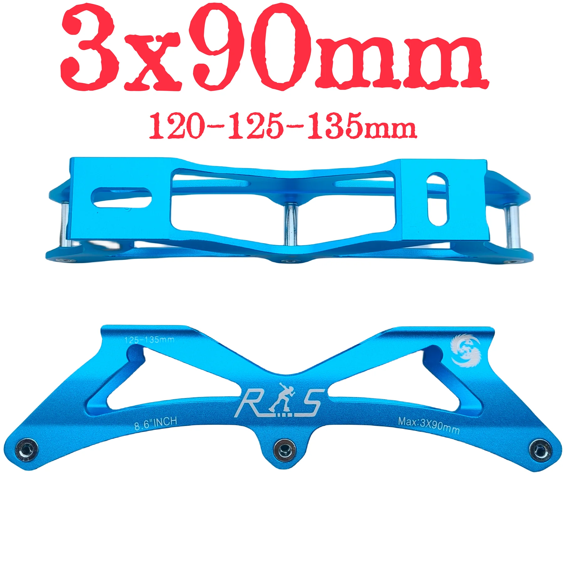 子供のためのスピードスケートフレーム、3x90mm、3x100mm、125-135