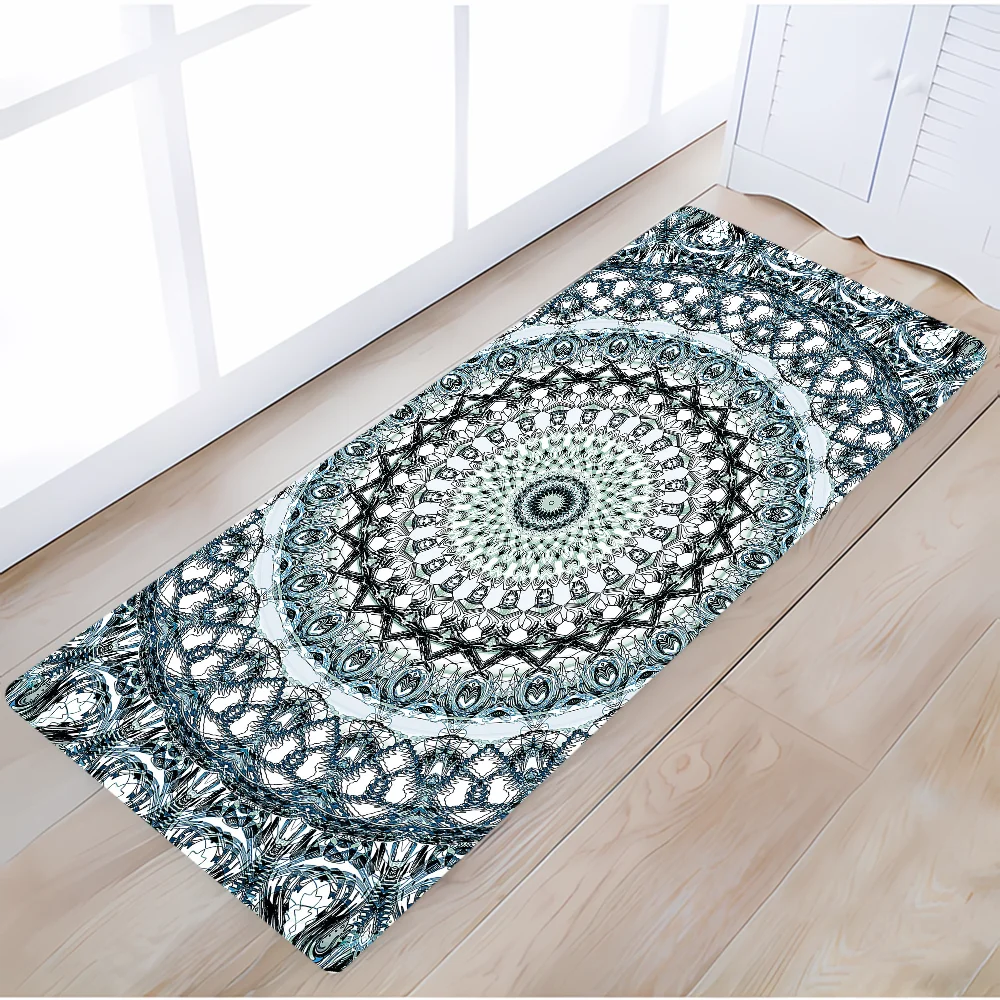 Mandala Carpets Room Decorating Items Floor Mat for Kitchen Carpet for Bathroom Customized Things to the House Bedroom Mats Home