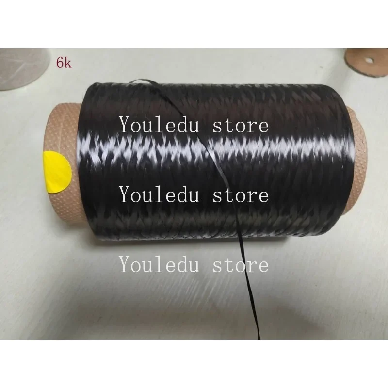 6K 3500MPa Carbon Fiber tow Continuous filament Yarn thread tape