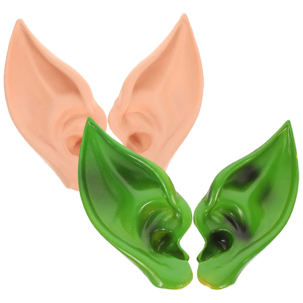 

2Pairs Cosplay Ears Props Masquerade Fairy Ears Lightweight Costume Ball Halloween Party Favor Ear Accessory Cosplay Fairy Ear