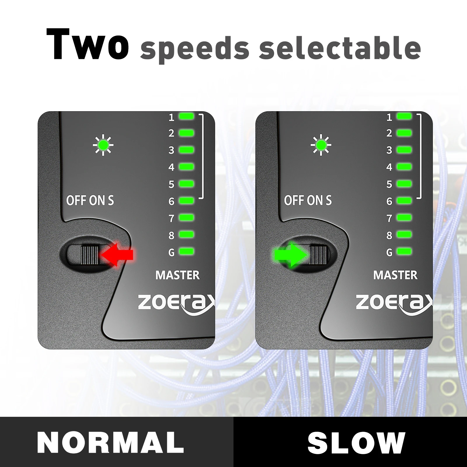 جهاز اختبار كابل إيثرنت لشبكة ZOERAX لـ LAN RJ45 Cat5 Cat5e Cat6 Cat6a Cat7 UTP/كابل محمي وRJ11 RJ12 #2