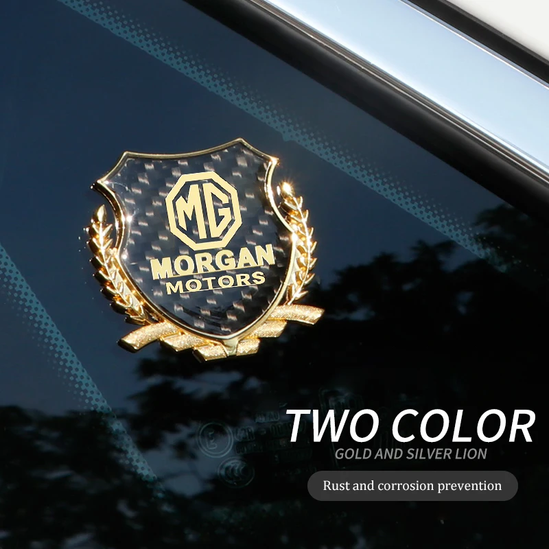 2 قطعة ثلاثية الأبعاد شعار معدني ملصق سيارة شارة الديكور الشارات لموريس المرآب MG MG3 MG5 MG6 MG7 GT GS هيكتور HS ZS ZX EZS EHS