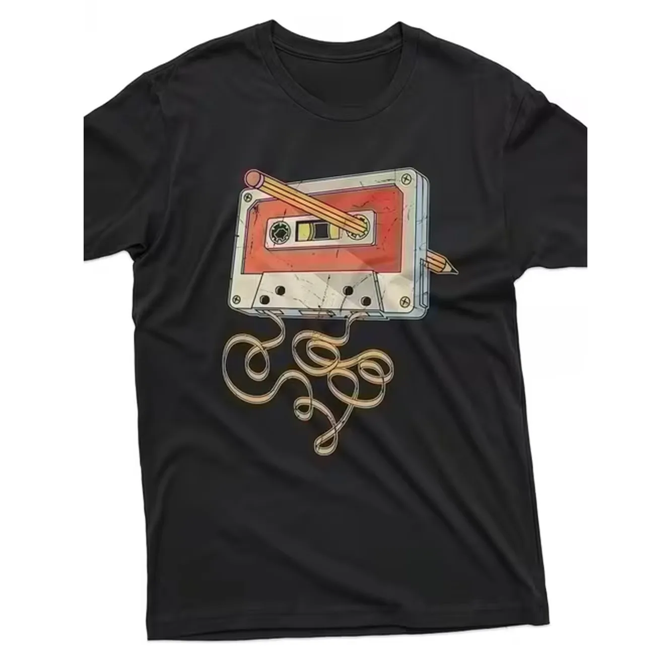 Shirt Featuring Cassette Tapes From The 80S And 90S Nostalgic Gifts