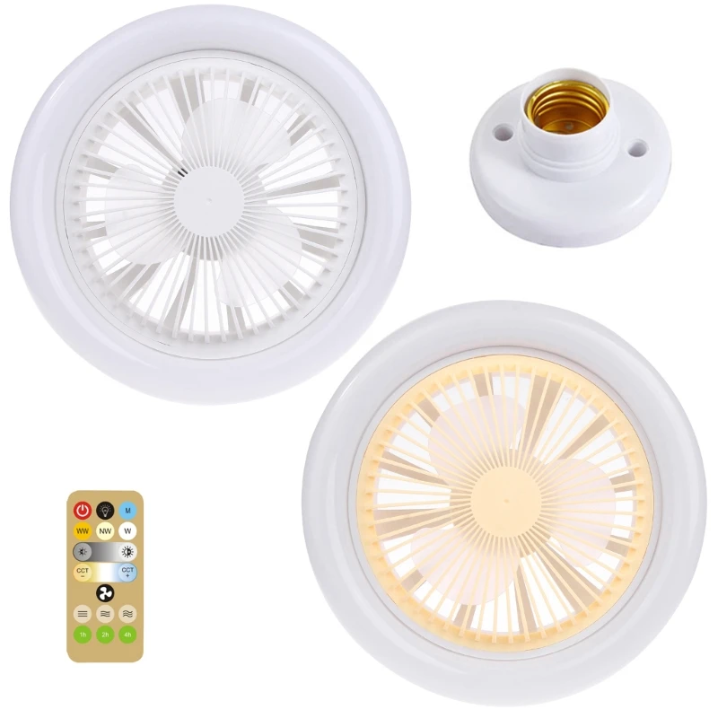 

30W AC86-265V LED Cooling Fan Brightness Color Adjustment for Home Kitchen