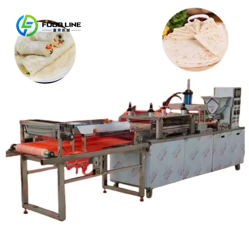 Pita Bread Machine Customized Easy to Operate Chapati Flat Maker Pitta Para Tortillas Taco Wrapper Stable Performance