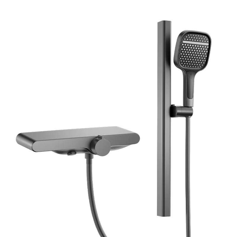 

Бытовой душевой набор с водяным покрытием, постоянная температура, цифровой дисплей, вся медь, основной корпус под давлением.