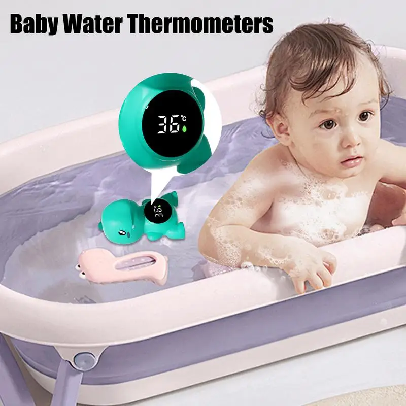 Indicatore di temperatura per vasca da bagno Sensore di temperatura impermeabile Giocattolo galleggiante per vasca da bagno Display della temperatura a tre colori Monitoraggio della temperatura Giocattolo dell'acqua