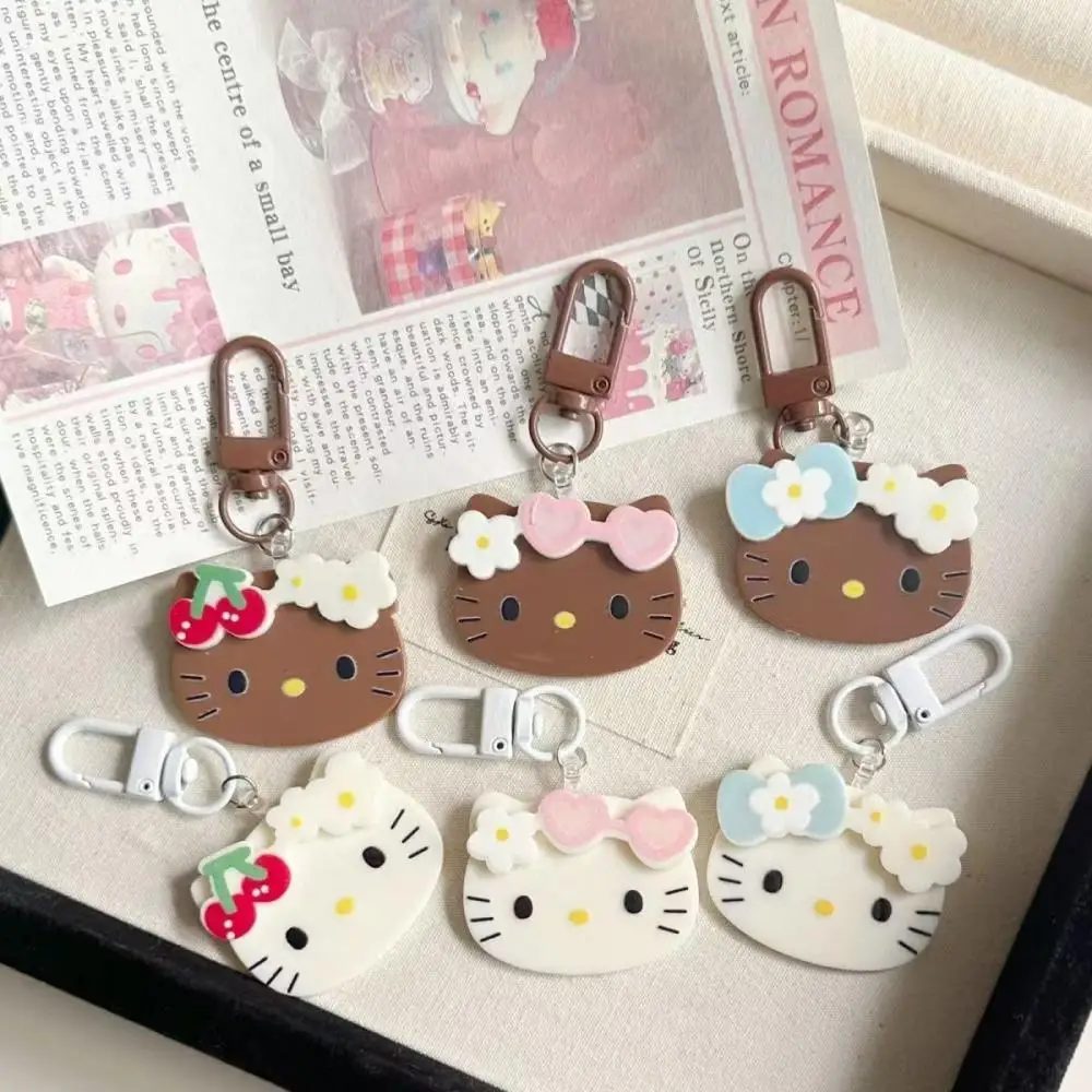 

Miniso Kawaii Hawaiian Two Color Hellokitty Creative Keychain Fashion Bag Pendant Couple and Best Friend Birthday Gift