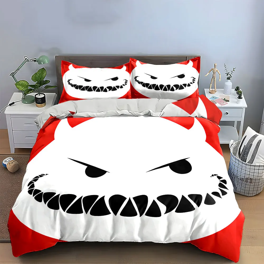 

"Devil-Themed Decorative Set" Soft Comfortable Duvet Cover Bedding Set Included 1*Duvet Cover & 2*Pillowcases, gift