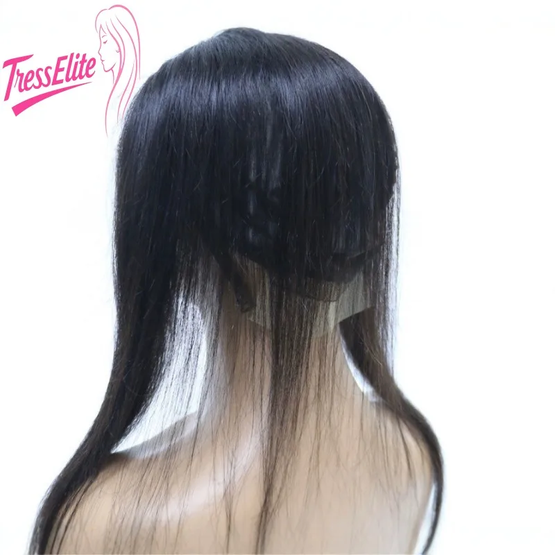 

Премиум 13x4/13x6 кружевная фронтальная сетчатая шляпа из человеческих волос со встроенным блоком натуральный цвет прямые волосы полное ручное плетение высокое качество