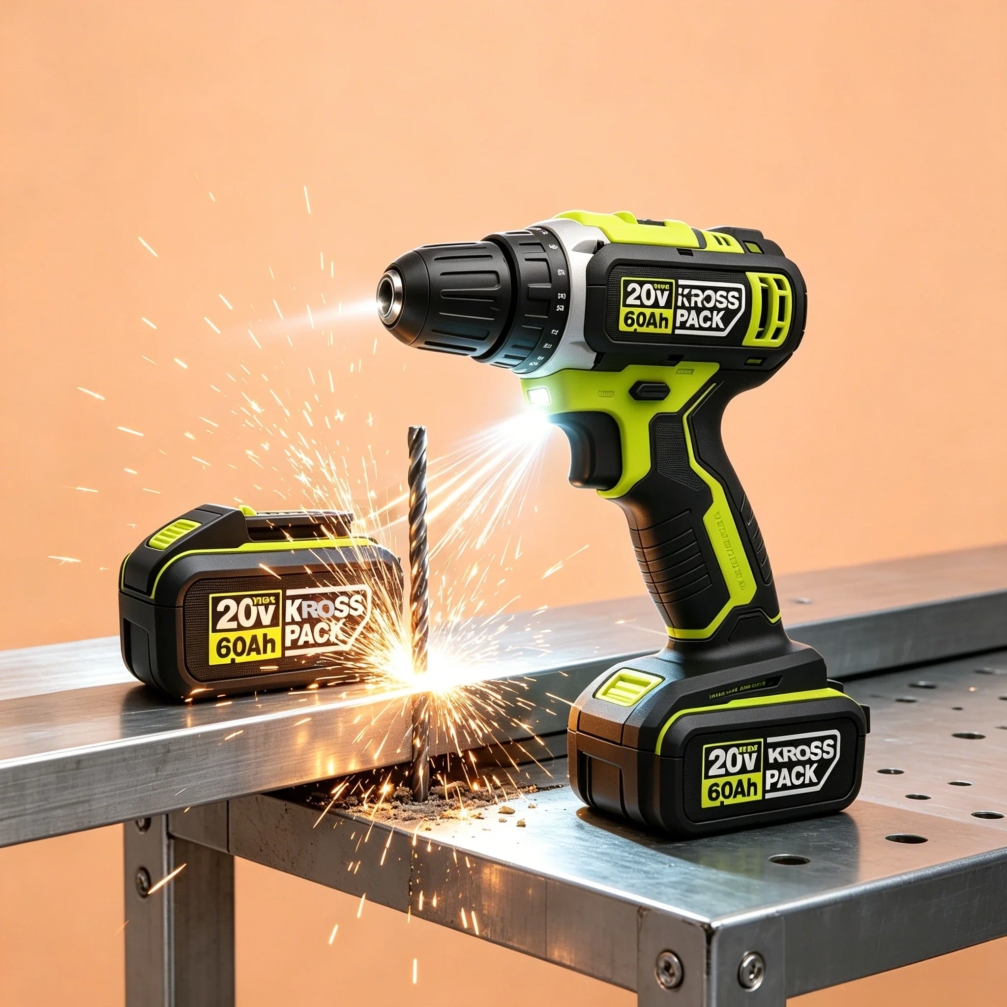 100% Brand New for WORX 20V Power Tool Battery 4000mAh, Large Foot Model, Sanding Machine, Trimming Machine, Cutting Machine