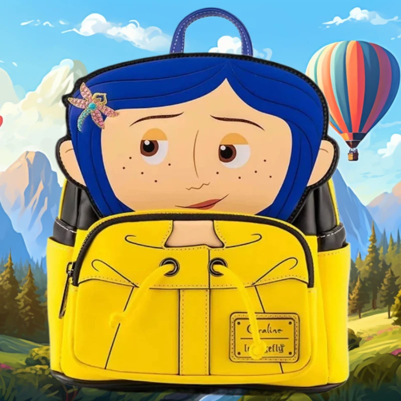 

Coraline Cat Косплей Loungefly Мини-рюкзак Косплей Женский Рюкзак