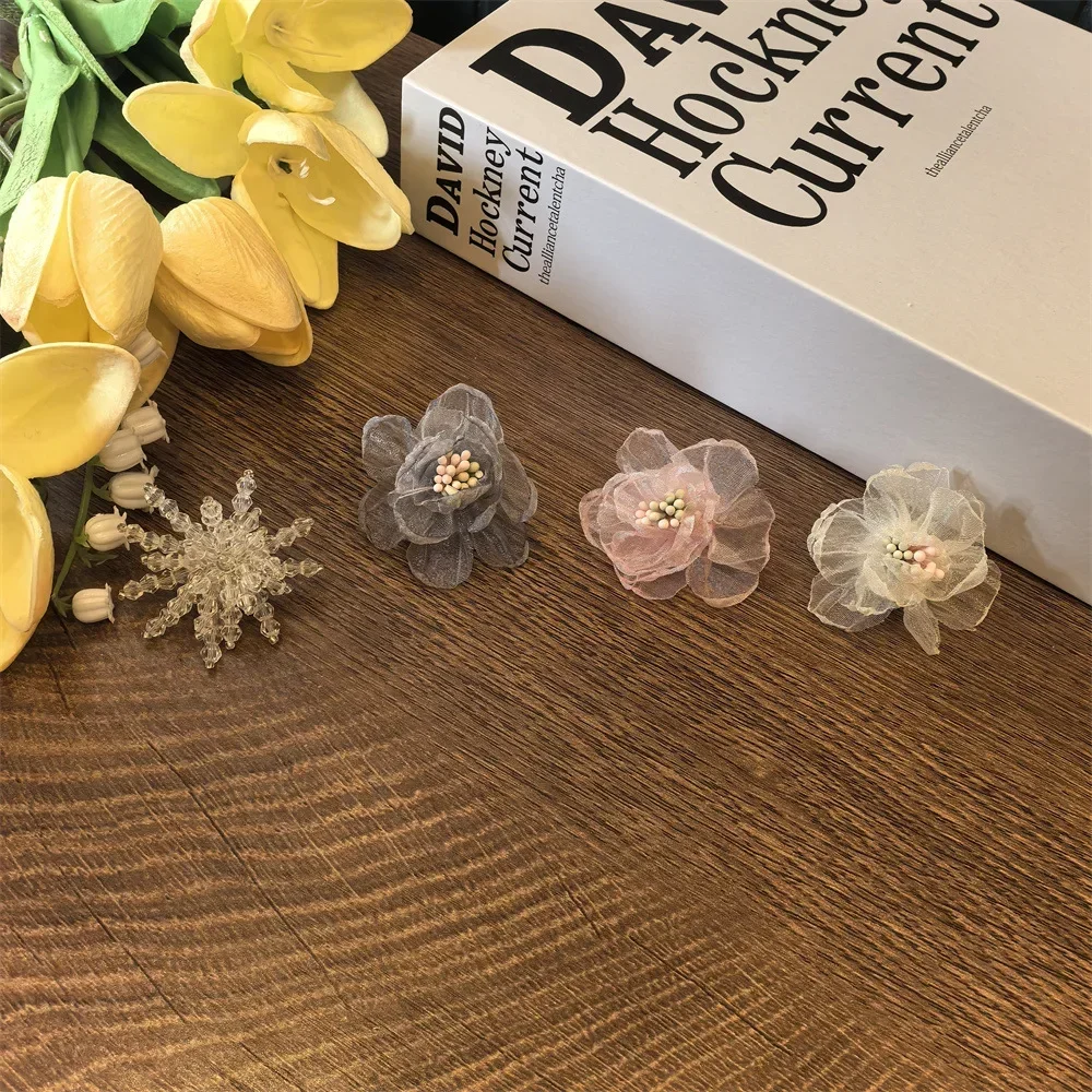 1 Stück Turnschuhe Dekorationen Kamelie Perle Blume Schuh Maiglöckchen Schnürsenkel Charms für Charm Schnalle DIY Schuhe Zubehör – Detail 8